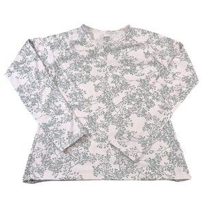 Patagonia Women’s Performance Baselayer Crew Shirt Size S – Pink & Green Leaf